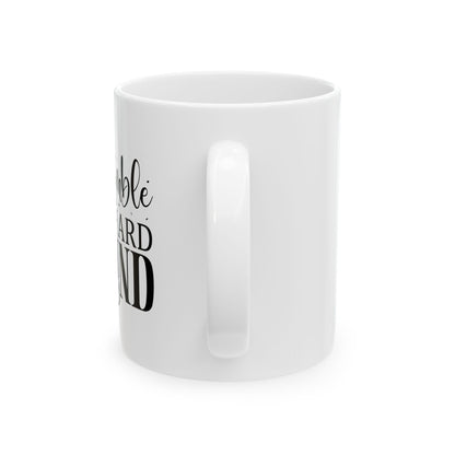 Bedruckte Kaffeetasse – 11oz (330 ml) – „Stay Humble“ – robust & stilvoll