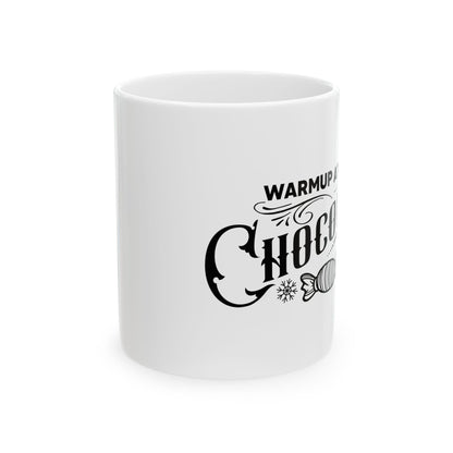 Bedruckte Kaffeetasse – 11oz (330 ml) – „Chocolate Bar“ – robust & stilvoll