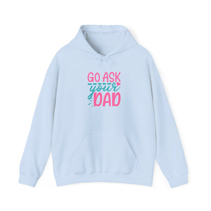 "Ask Your Dad" Kapuzenpullover – Moderner Streetwear Look