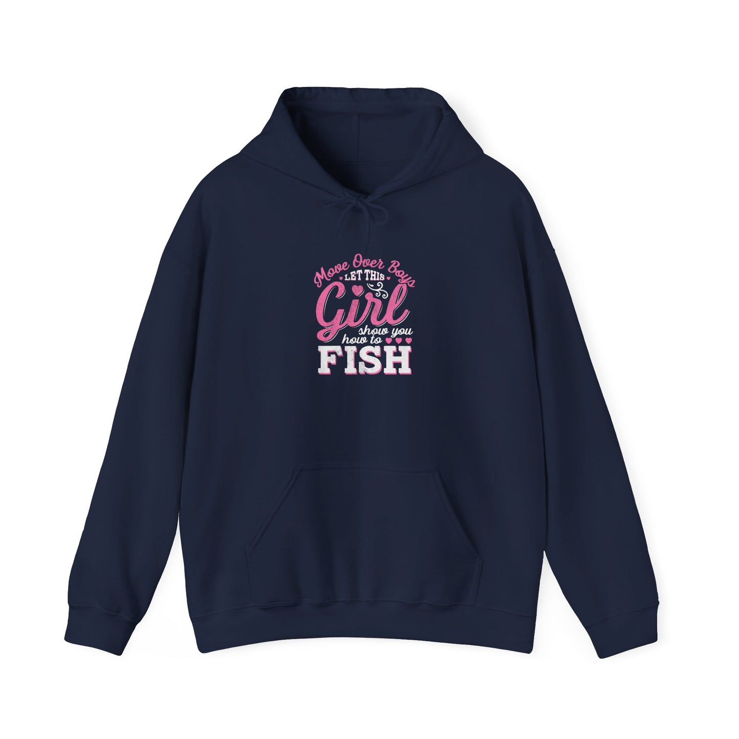„Show You How To Fish“ Artistic Unisex Hoodie – Unique Graphic Sweatshirt, Cozy Layer, Everyday Wear, Gift for Him/Her, Casual Fashion