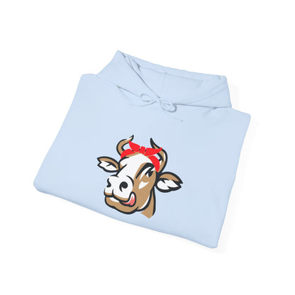 Kapuzenpullover "Cow" – Perfekt für Freizeit & Alltag