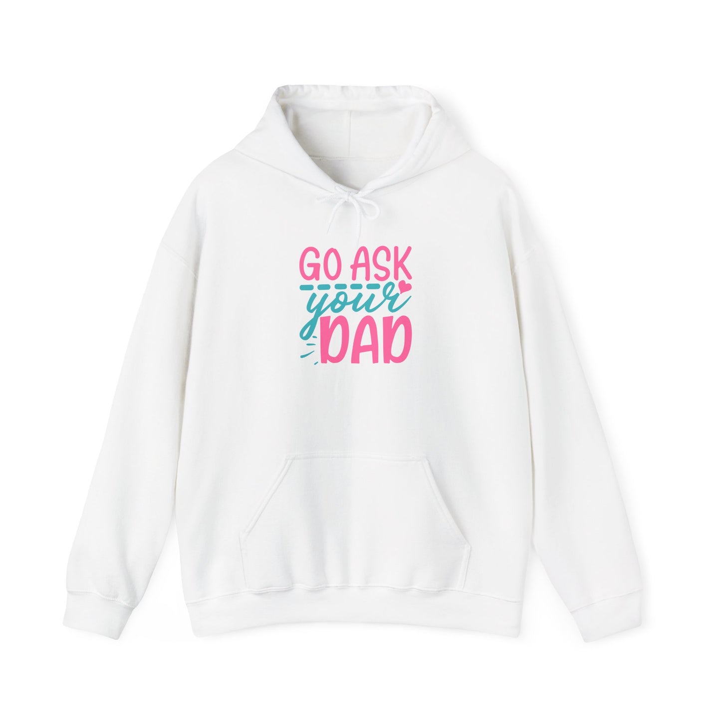"Ask Your Dad" Kapuzenpullover – Moderner Streetwear Look