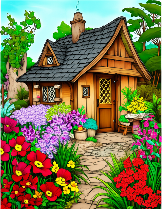 🌼🦋 „Magie im Garten – Das Ausmalbuch mit 50 wunderschönen Gartenmotiven (Vol. 1)“ 🎨🌿