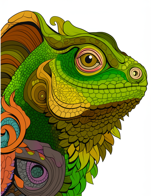 🦁🎨 „Tierische Harmonie – Malbuch mit 50 Mandala Tiermotiven“ 🌿🌀 Entspannung, Kreativität und meditative Tiermotive für Kinder & Erwachsene