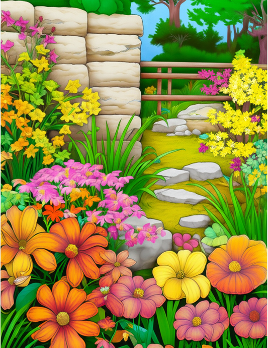 🌸🖍️ „Frühlingszauber – 50 neue Motive für deinen blühenden Garten (Vol. 2)“ 🌿🎨